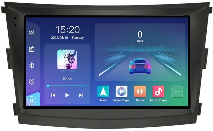 Магнитола для SsangYong Tivoli, XLV 2016+ - Parafar PF011RN2K на Android 13, Быстрая, QLED+2K, CarPlay, 4G SIM-слот