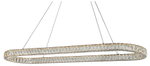Подвесная люстра Newport 8580/140 C oval chrome