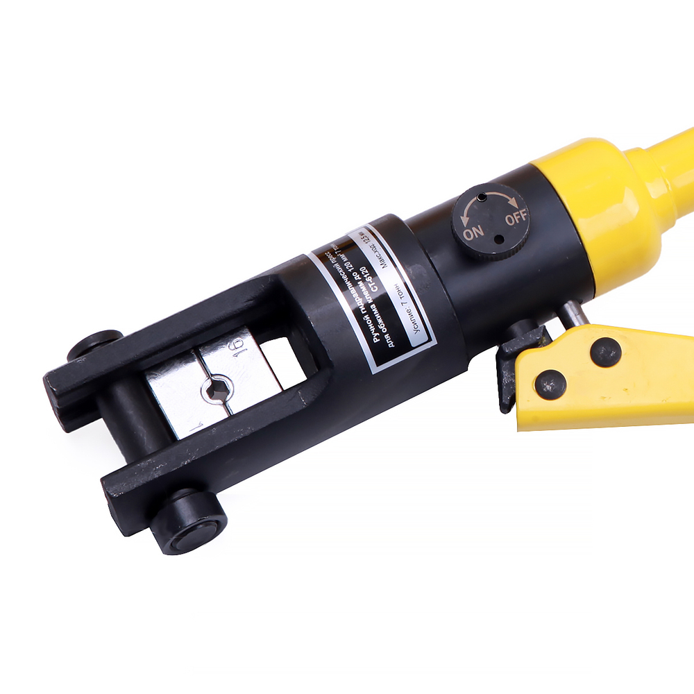 Пресс для обжима клемм до 120 мм² гидравлический; ручной, 7 т. Car-Tool CT-6120