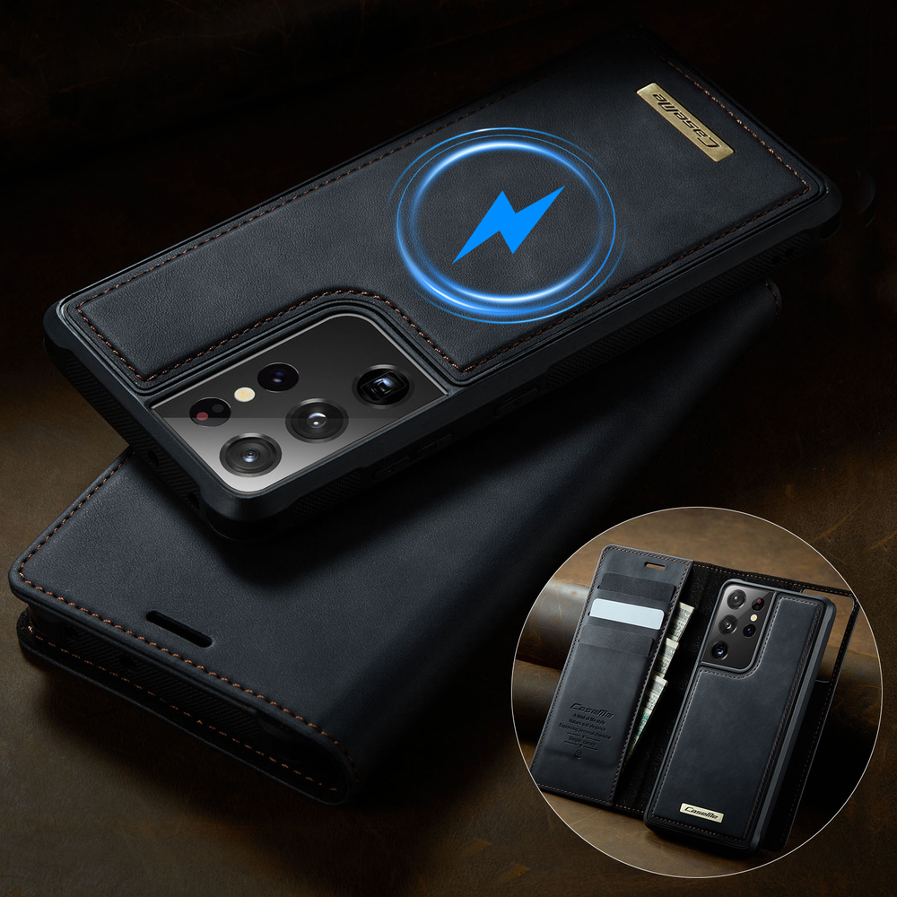 Чехол-кошелек CaseMe 2 in 1 MagSafe Samsung Galaxy S21 Ultra