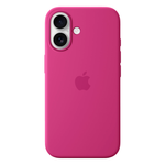 Силиконовый чехол с поддержкой MagSafe Apple Silicone Case для iPhone 16, Fuchsia (Фуксия)