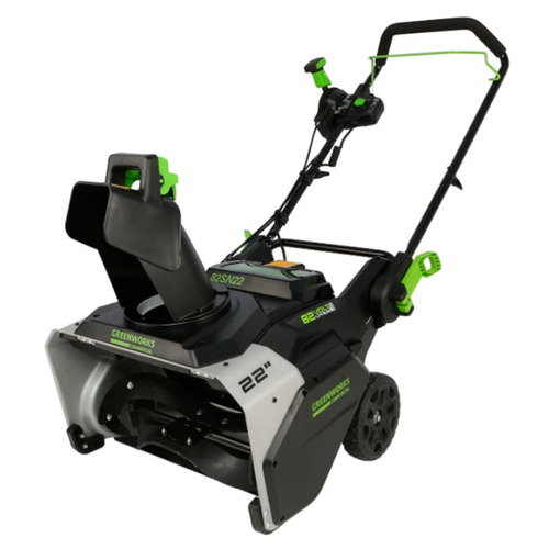 Снегоуборщик аккумуляторный Greenworks Арт. 2603307UB, 82V, 56 см, бесщеточный, c АКБ 5АЧ и ЗУ