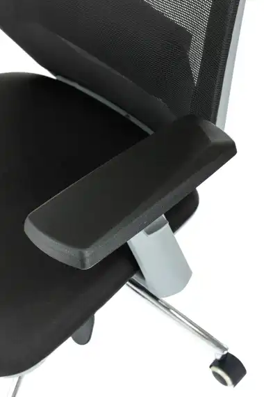 Кресло эргономичное Бюрократ MC-G612N-H черный Elastic-102 Neo Black сетка/ткань с подголов. крестов. металл хром