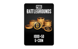 Игровая валюта PUBG: Battlegrounds - 1000 + 50 G-Coin [Цифровая версия] (для ПК, цифровой код доступа)