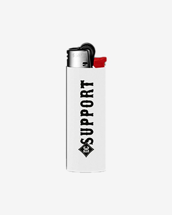 Зажигалка Support белая - фото 1