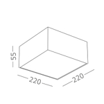 Светильник накладной LED 27W 4000K