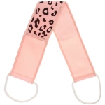 Мочалка для тела «Premium - LEOPARD», цвет розовый, 9*70см (ZIP пакет)