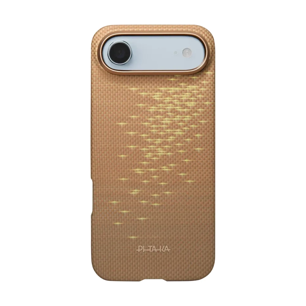Чехол PITAKA Ultra-Slim Case для Apple iPhone Air MagSafe, Golden Glint
