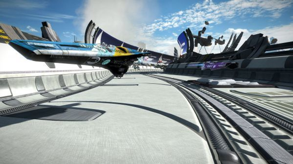 WipEout Omega Collection (гарнитура PS VR поддерживается) (диск для PS4, полностью на русском языке)
