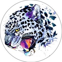 Вышивка крестиком "Леопард", 21х21 см