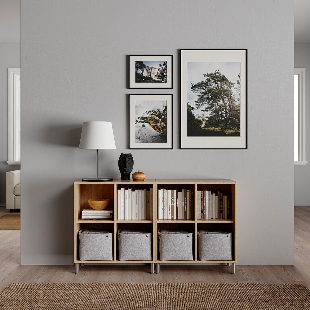 IKEA EKET (ИКЕА ЕКЕТ) — Ножка, металл/серебро, 10 см, фото 4