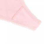 Трусики танга Sexy Floral Lace, розовые, XS-S