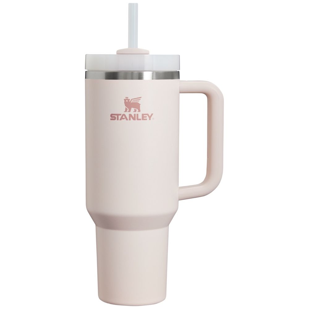 Термокружка Stanley Quencher H2.0 (1,18 литра) с трубочкой, розовая