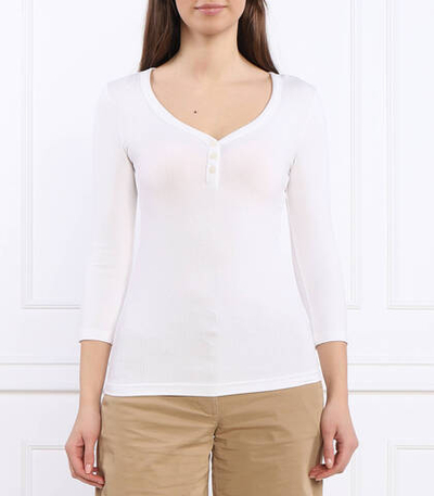 Блузка HENLEY Tommy Hilfiger - белый(WW0WW37874)