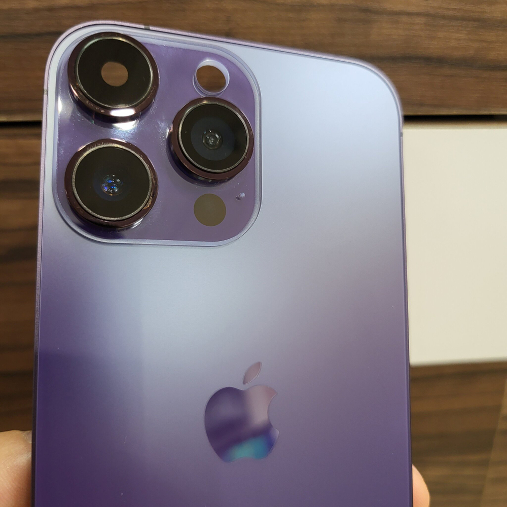 Корпус для iPhone XR в стиле iPhone 14Pro (цвет: Purple Matte)