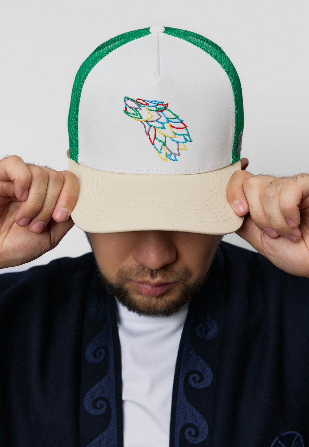 Кепка KOK BORI BEIGE GREEN