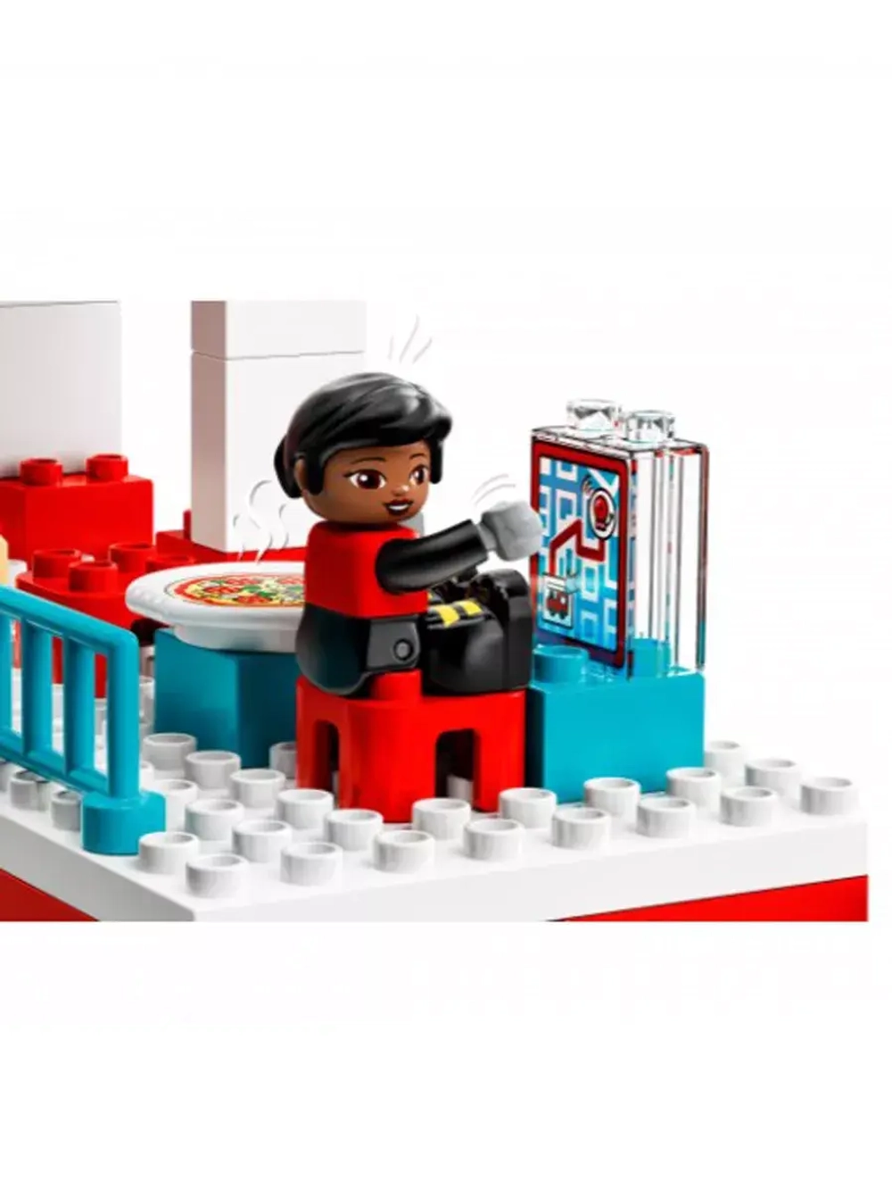 Лего Дупло Пожарная часть и вертолёт Duplo