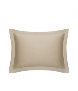 Наволочка 50x70 Decoflux Almond/White бежевая