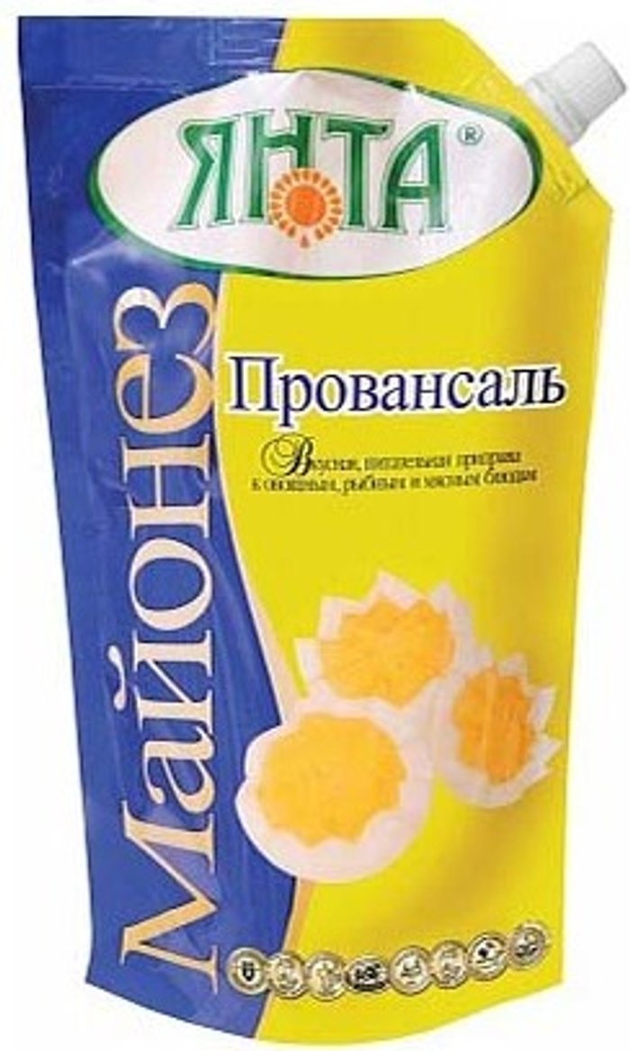 МАЙОНЕЗ ЯНТА ПРОВАНСАЛЬ 200 МЛ. РОССИЯ 0997