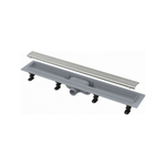 Трап линейный комбинированный Simple APZ9-550M/AG100201550 гор.отвод, решетка в компл., нерж. сталь