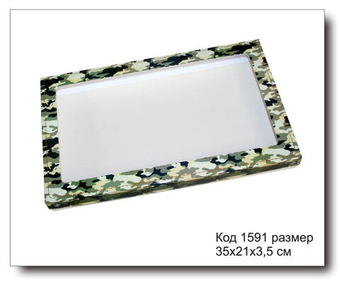 Коробка с окном код 1591 размер 35х21х3.5 см для наборов