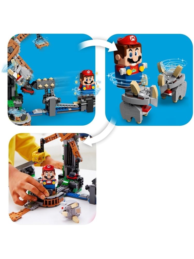 Конструктор LEGO Super Mario 71390 Дополнительный набор "Нокдаун резноров"