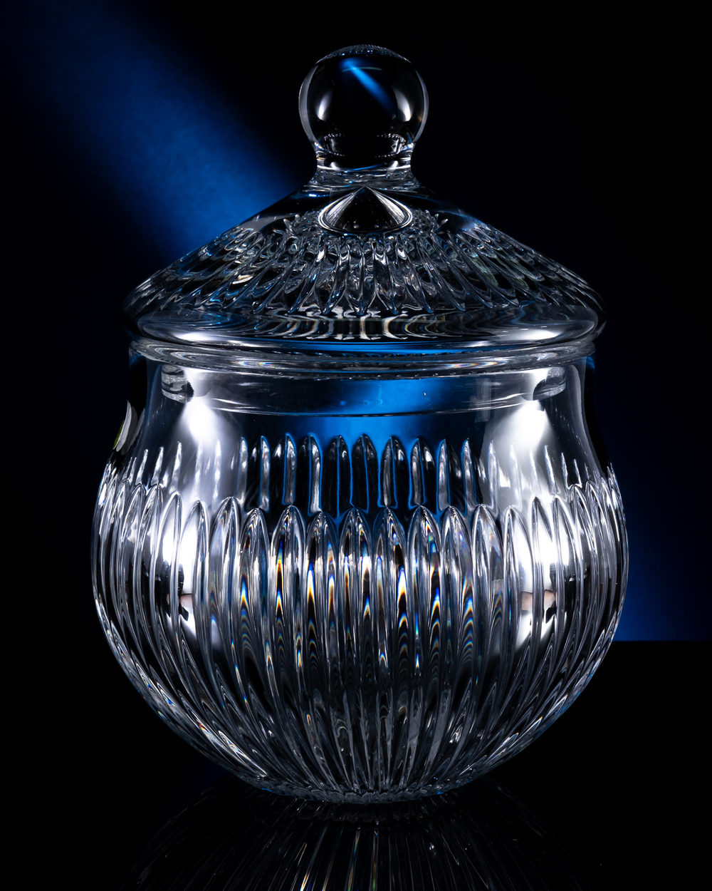 Ваза для конфет с крышкой(Хрусталь) 200138