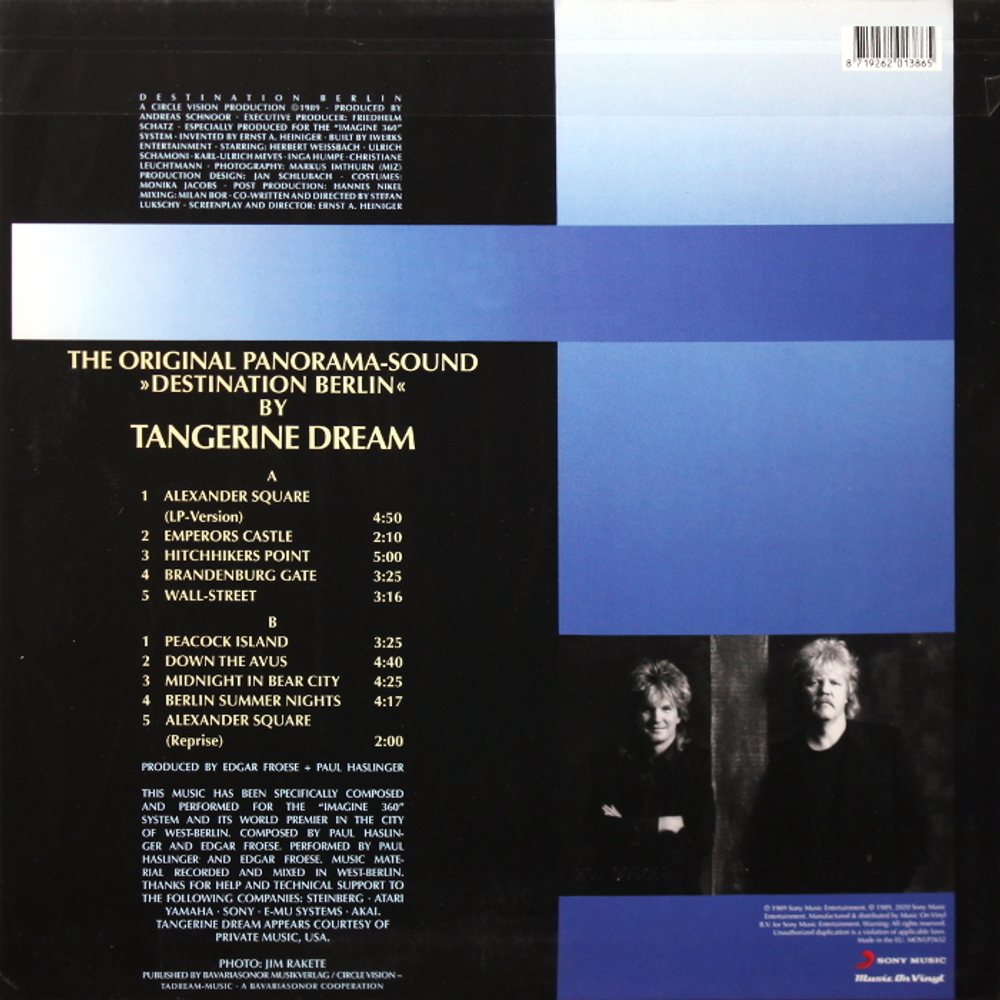 Tangerine Dream / Destination Berlin (From The Original Motion Picture) (Coloured Vinyl) (LP)