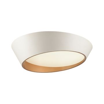 Потолочный светильник 60Вт 3000-6000K 7693/60L белый/золотистый LED D500 IP20 пульт ДУ AVRA Apex Sonex