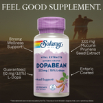 Solaray, Vital Extracts, DopaBean ™, 60 растительных капсул