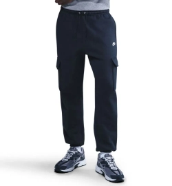Теннисные брюки Nike Club Cargo - obsidian/obsidian/white
