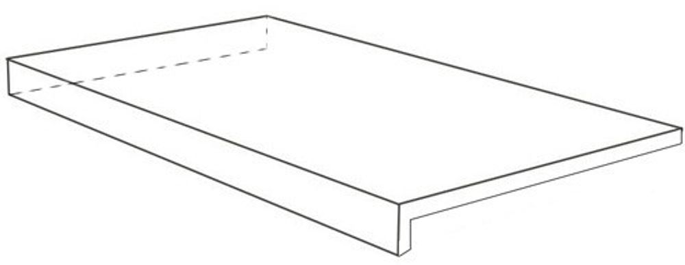 Ступень Room Stone Black Scalino Ang Sx Cer (Угл Левая) 33x60