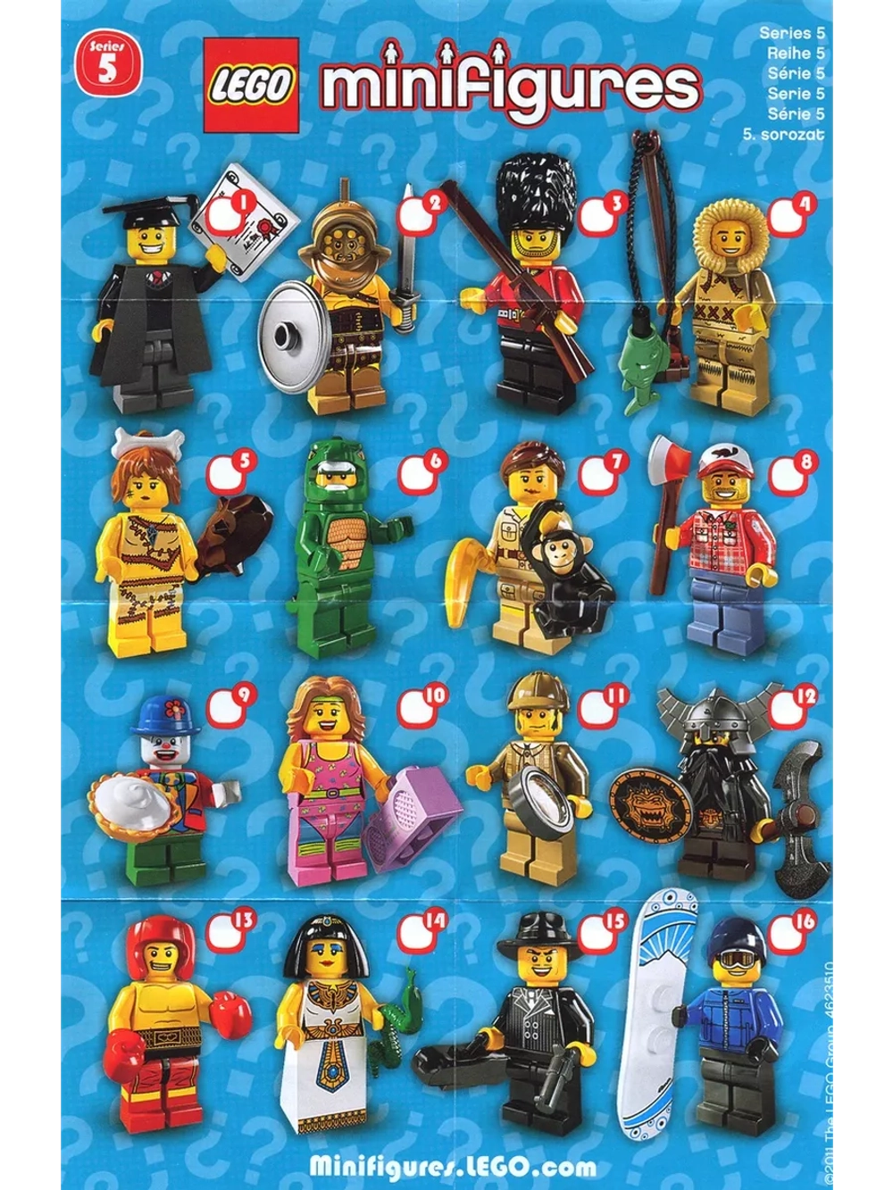 LEGO Minifigures 5 series Минифигурки 5 серия 8805