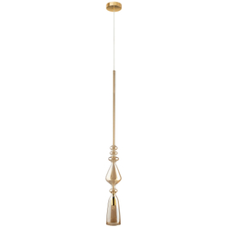 Светильник подвесной Crystal Lux LUX NEW SP1 B AMBER