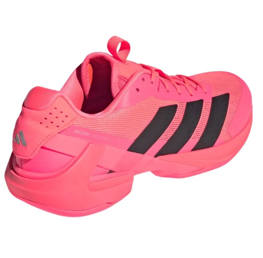 Мужские кроссовки теннисные Adidas Adizero Ubersonic 5 M - solar turbo/core black/solar turbo