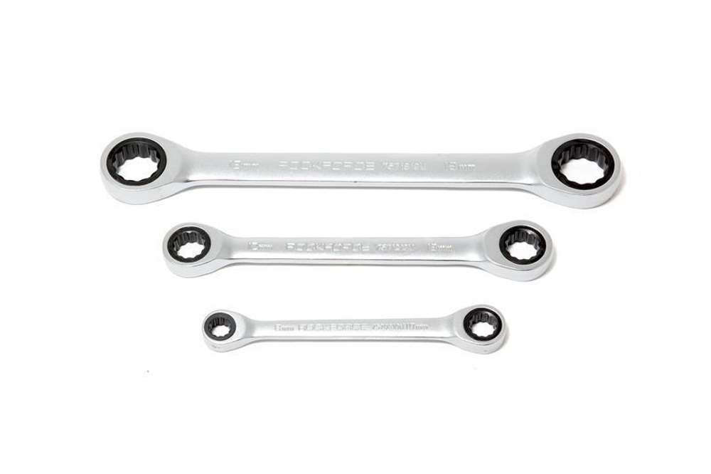 Ключ накидной трещоточный 18х19мм RockForce##Rock FORCE RF-7571819M