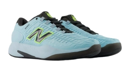 Теннисные кроссовки New Balance Fresh Foam X CT-Rally V2 - light blue/black/neon yellow