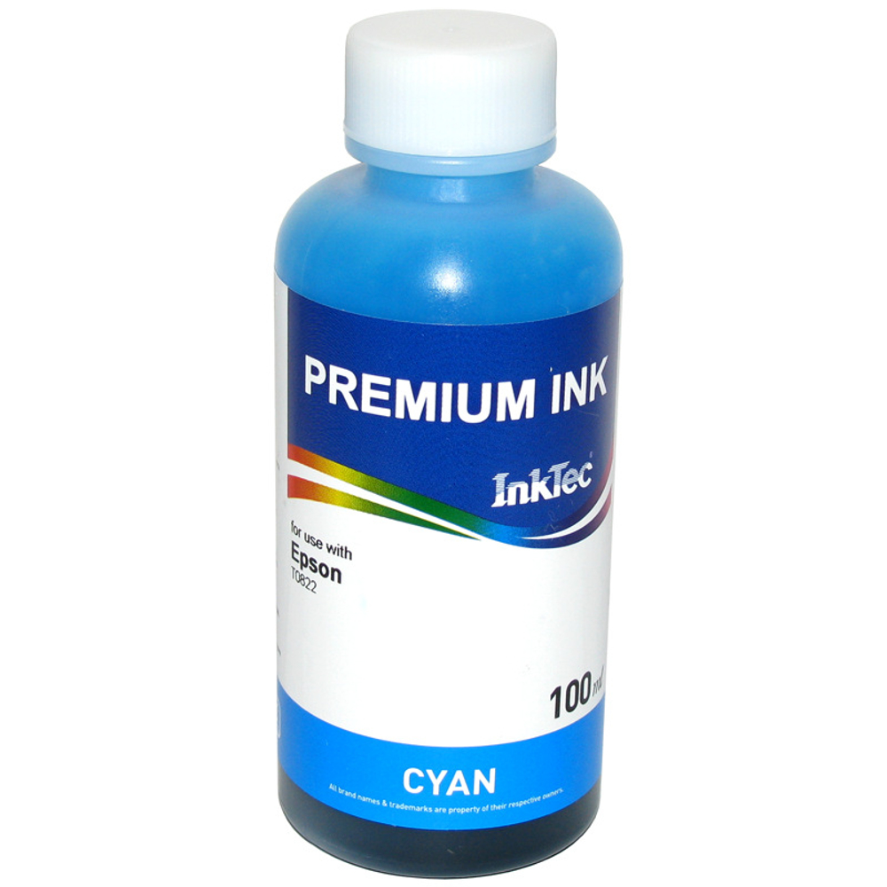 Чернила InkTec E0017-100MC CYAN для Epson L-серии, 100 мл