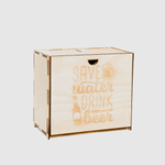 Набор бокалов "Save water drink beer" в подарочной коробке