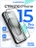 Стекло защитное закаленное для iPhone 15 Pro Max 6.7" Full Screen FG-25 черное