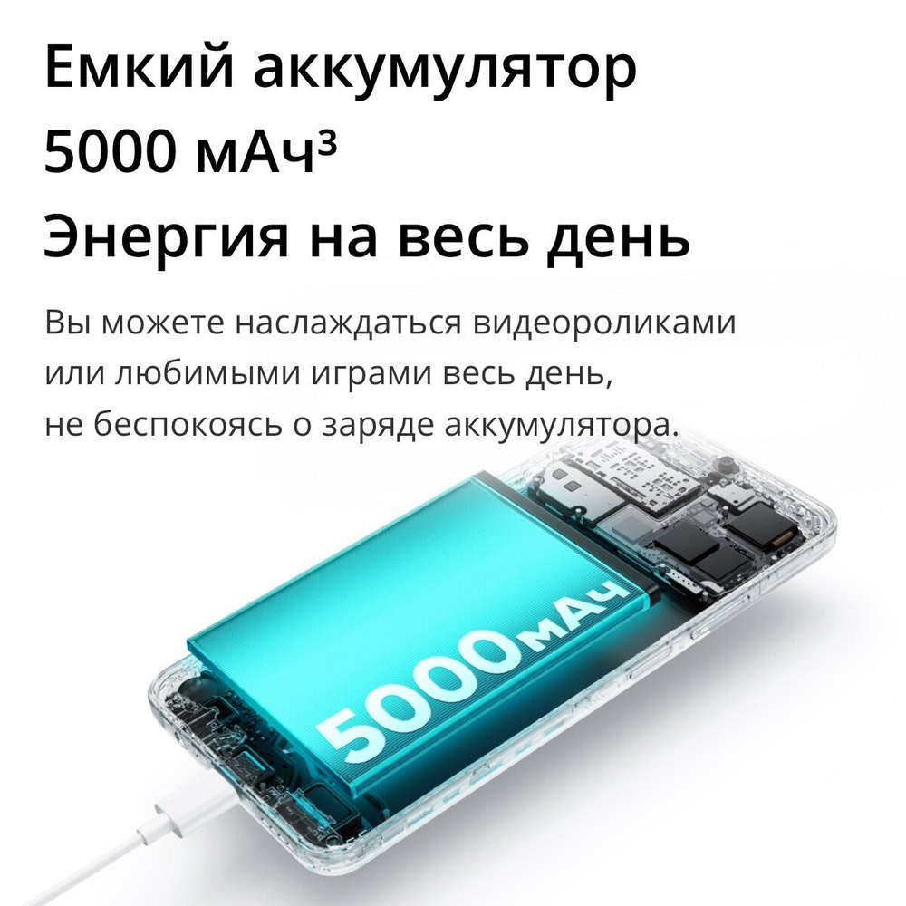 Смартфон realme C51 4/128 ГБ RU, Dual nano SIM, зеленый