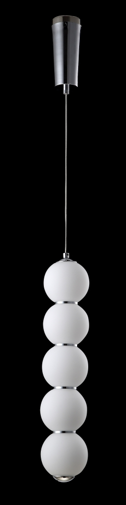 Светильник подвесной Crystal Lux DESI SP5 CHROME/WHITE