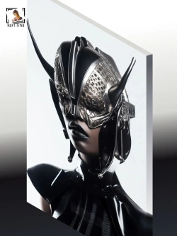 Модель в шлеме "Futura 2"