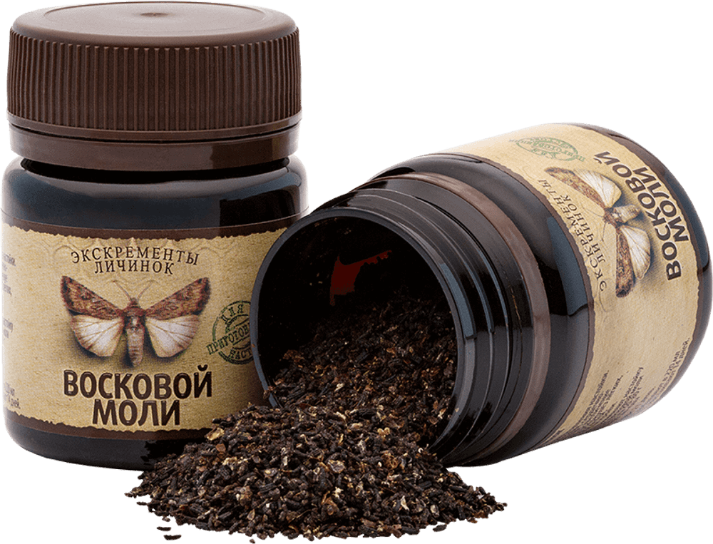 Экскременты личинок восковой моли (ПЖВМ) Медолюбов