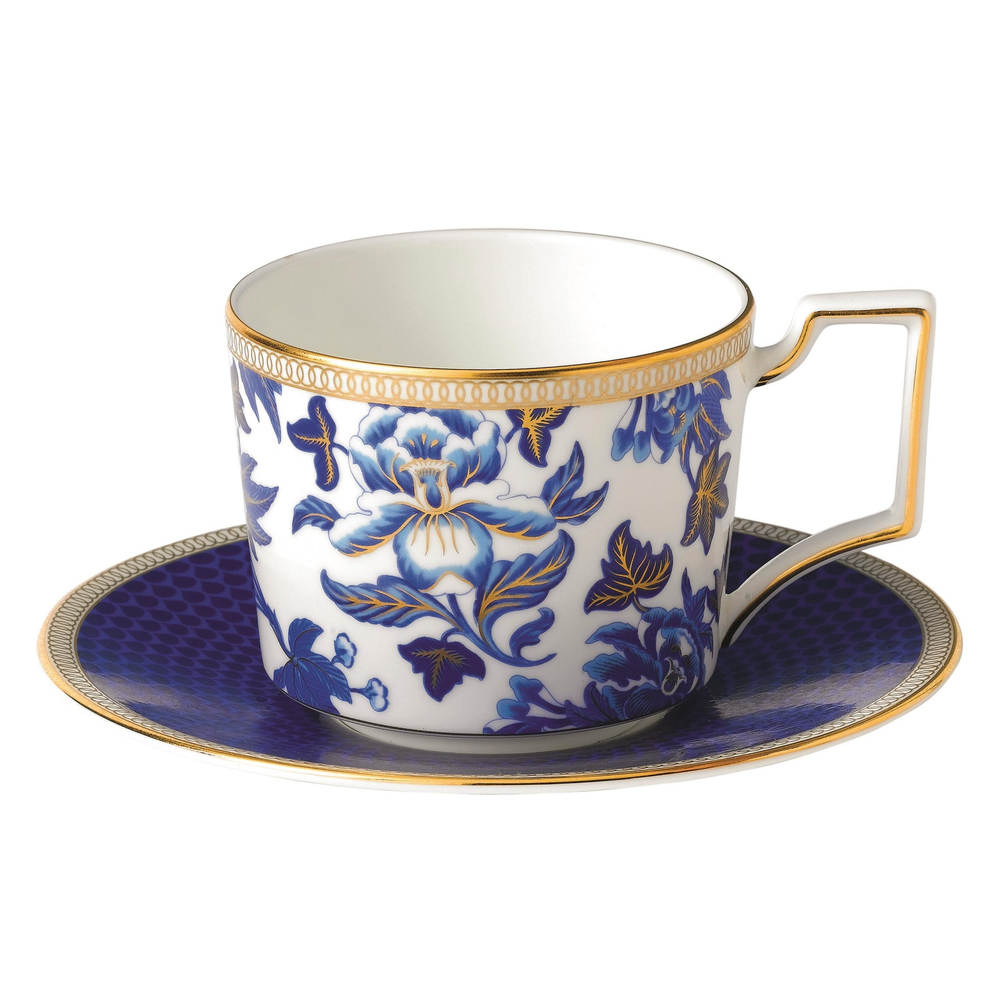 Wedgwood Чашка с гибискусом и блюдцем 250 мл для кофе/чая 40003900