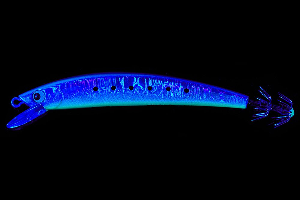 Кальмарный воблер HIGASHI Pelagic 19g #01. Sliver Blue