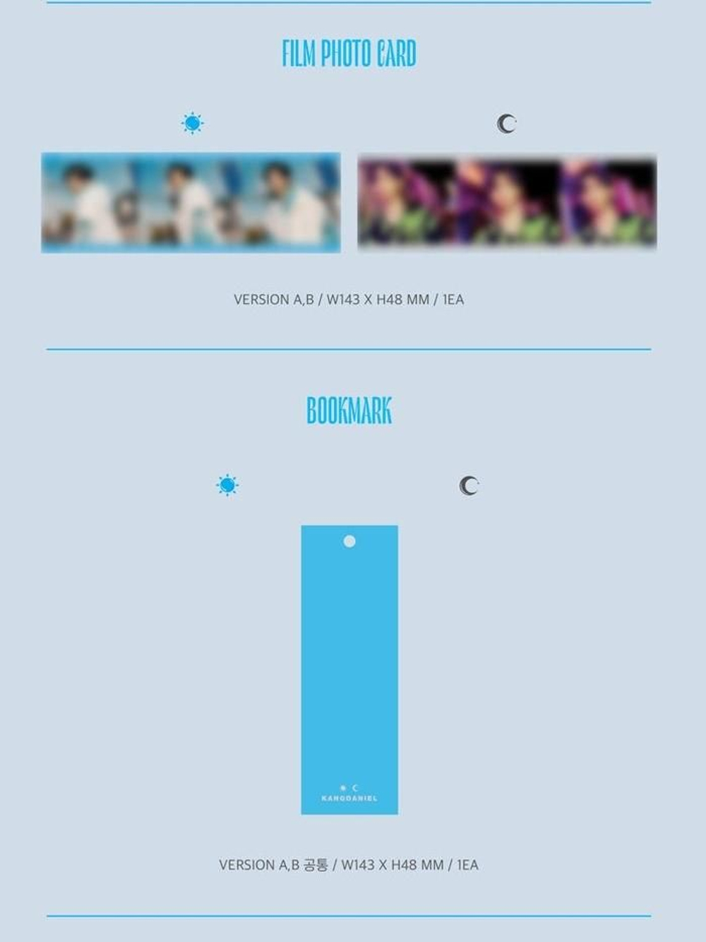 Альбом Wanna One Kang Daniel - CYAN 2nd Mini Album 2 Version SET