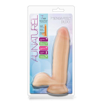 Телесный фаллоимитатор 7 inch Sensa Feel Dildo - 17,8 см. (Цвет: телесный)