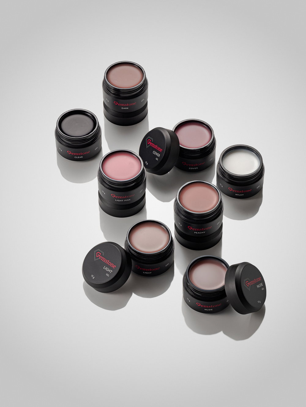 Gemstone Гель моделирующий Hema free, 30 мл Light Pink Светло-розовый (холодный)