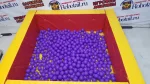 Квадратный разборный сухой бассейн 2x2 м.